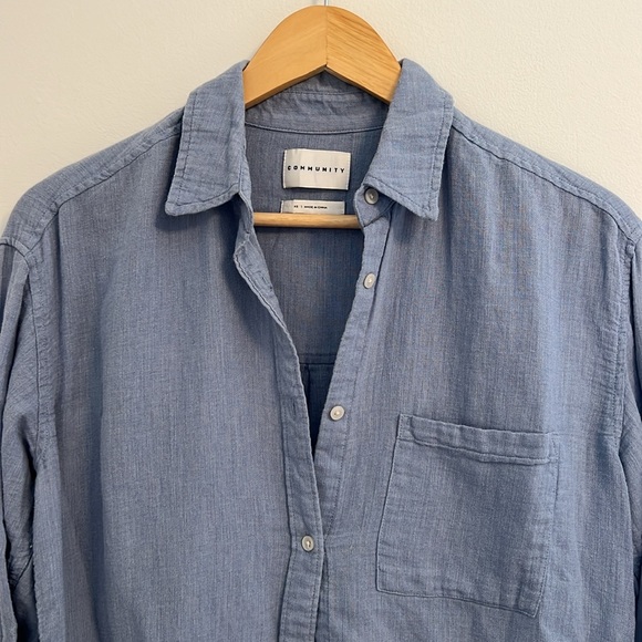Aritzia/Community Cotton/linen button up - Picture 2 of 6